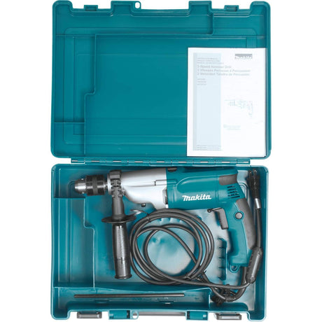 Makita HP2050-R 6.6 Amp 3/4 in. Hammer Drill with Case (Renewed) Makita