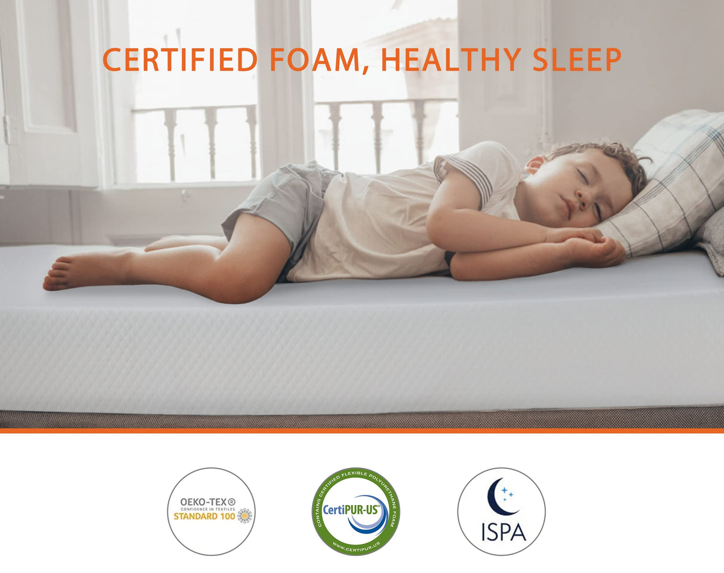 Twin Mattress, 5/6/8/10/12 Inch Medium Firm Mattress Memory Foam Mattress for Cool Sleep & Pressure Relief, Certipur-Us Certified Twin Bed Mattress, Twin Size Mattresses Bed in a Box, (Twin, 12 Inch)