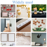 140 Pack Double Sided Tape for Acoustic Panels, Transparent Acoustic Foam Adhesive Heavy Duty Wall Mounting Squares for Sound Proof Foam Panels, 1.4 inch Prudiut