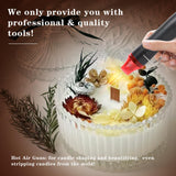 Hehinton Double Boiler Wax Melting Pot, Professional Water Heating Warming Pots for Candle Making, Wax Melter Making Kit for Beginners, DIY Kit with Electric Hot Plate, Heat Gun, Thermometer Hehinton