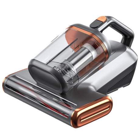 WFFOIFL Mattress Vacuum Cleaner with 400W/15Kpa Suction Powerful Double-Cup, 99.9% Filtration Bed Vacuum Cleaner with UV & Ultrasonic, Handheld Vacuums for Sofa/Bed/Fabric Surface WFFOIFL