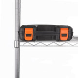 REGILLER 6 Wire Shelving Steel Storage Rack Adjustable Unit Shelves for Laundry Bathroom Kitchen Pantry Closet (16.7L x 11.9W x 64H, Silver) REGILLER