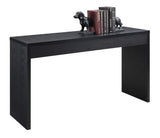 Convenience Concepts Northfield Hall Console Desk Table, 48(L) x 15.5(W) x 28"(H), Black Convenience Concepts
