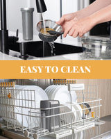 GDOR 1200W Juicer with Larger 3.2" Feed Chute, Titanium Enhanced Cutting System, Centrifugal Juice Extractor Maker with Heavy Duty Full Copper Motor, Dual Speeds, BPA-Free, Silver GDOR