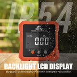 Coobeast Digital Angle Finder Magnetic, Rechargeable Digital Angle Gauge, Mini Protractor Angle Finder Measuring Tool for Woodworking Tablesaw(Laser Level is Class II, Output<5mW), Gift for Men coobeast