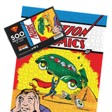 Superman Action Comics 1 500 Piece Jigsaw Puzzle for Adults, 16" L X 21.5" W GRAPHICS & MORE