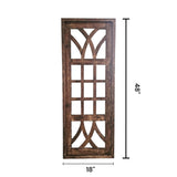 Farmhouse Wooden Wall Window -Medium 48 Inch Wood Window Frame-The Longview Ranch Junkie Mercantile