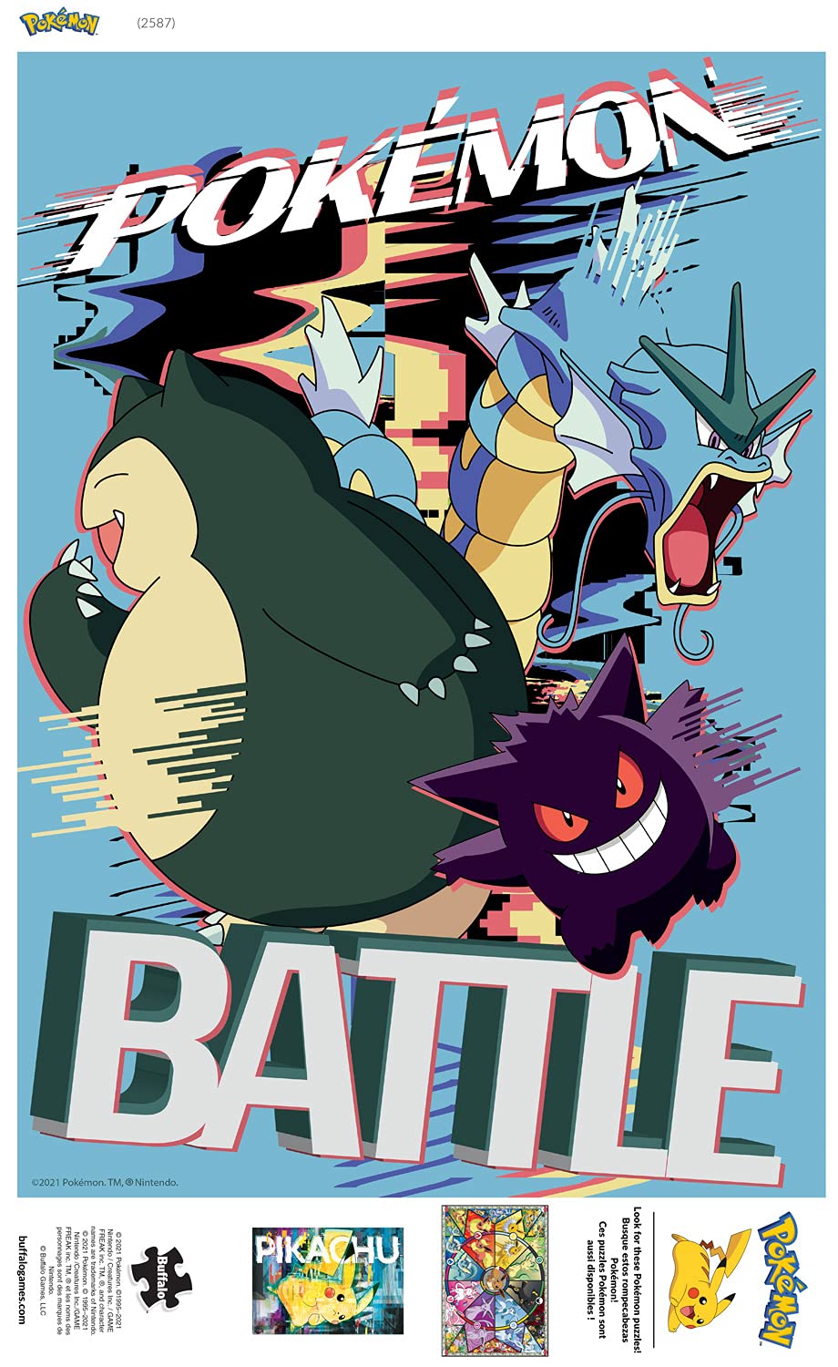 Buffalo Games - Pokemon - Battle Distortion - 300 Piece Jigsaw Puzzle for Adults -Challenging Puzzle Perfect for Game Nights - Finished Size is 21.25 x 15.00 Buffalo Games