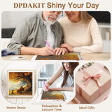 DPDAKIT Fall Diamond Art Kits for Adults, Landscape Diamond Painting Kits for Beginner, 5D DIY Round Full Gem Art Crafts for Home Wall Decor Gift, 12x12inch DPDAKIT