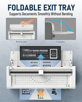 Qfun Small Laminator Machine with 20 Laminating Sheets 9 Inch Personal Laminator for Teachers Laminate Machine, 12 in 1 Cold Thermal Mini Laminating Machine, Home Office Paper Card Lamination Machine Qfun