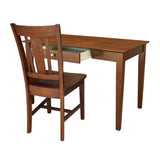 IC International Concepts Drawer-Basic Size Desk and Chair, Espresso IC International Concepts