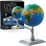 4M Kidzlabs Earth & Moon Model Kit – STEM Toys Science Lab DIY Orbit Planetarium Educational Gift 4M