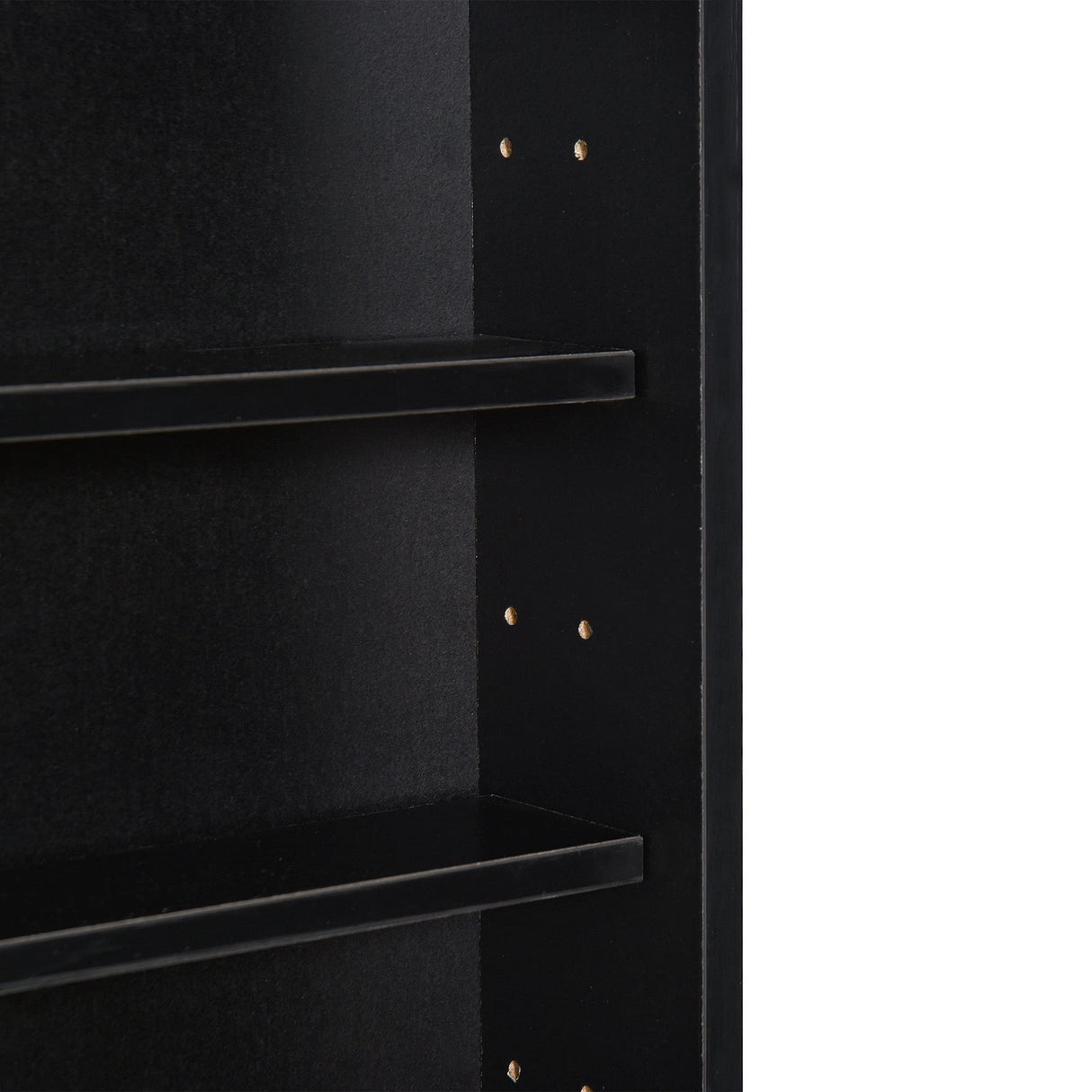 HOMCOM 5-Tier Display Cabinet, Glass Door Cabinet with Adjustable Shelves, Wall-Mounted Display Case for Playroom, Bedroom, Black HOMCOM