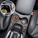 Ceramic Sublimation Blanks Car Coasters for Car Cup with Finger Notch for Easy Removal Ceramic Car Cupholder Auto Cupholder Keep Vehicle from Cold Drink Sweat Stain Spill (12) BOMSI
