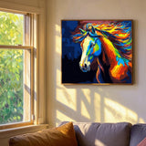 Horse Paint by Numbers Kit for Kids, Adults Paint by Number Kits on Canvas Kids Painting by Number Kit for Home Decor, Flying Horse Arts and Crafts 16x20inch KOMI
