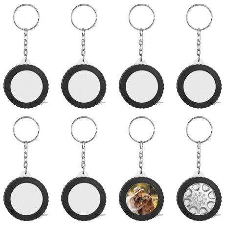 Framendino, 8 Pack Sublimation Measuring Tape Blanks Sewing Tape Measure 39.3 Inch Long for Office Framendino