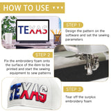 Innconee 30 Pcs Embroidery Puffy Foam 6 x 9 Inch 3mm EVA Foam Sheets for 3D Embroidery Crafts and Arts, Hand Sewing, DIY Projects, Cosplay Costumes, Quilting, Hats, Pillows, Bags (Black,White) Innconee