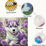 GEMFAMILY 5D Diamond Painting Kits,Animal Dog Diamond Art Kits for Adults with Diamond Dots Kits for Home Decor GEMFAMILY