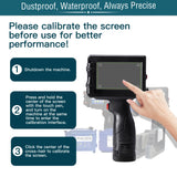 Phezer P15 Handheld Inkjet Printer for Flat Surface 0.5 Inch Nozzle for QRCode Barcode Production Date Time Logo Batch Number Print On Glass Bag Carton Box Wood Cloth Plastic Cable (25 Languages) Phezer