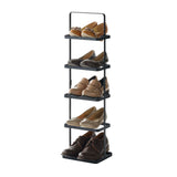 Yamazaki Home, Tall | Steel Shoe Rack, Black YAMAZAKI
