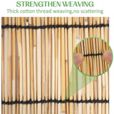 ZMNXAS Natural Reed Fencing Rolls,Privacy Fence Screen,Balcony Reed Fence Bamboo Screen Fencing for Outdoor Backyard Patio,Balcony Fencing Covering(61x244cm(2x8ft)) ZMNXAS