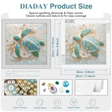 DIADAY Sea Turtle Special Shape Diamond Art Kits for Adults, 5D Turtle Diamond Painting Kits, DIY Crystal Rhinestones Diamond Art Crafts for Adult, Home Wall Decor Gift 12 X 12inch DIADAY