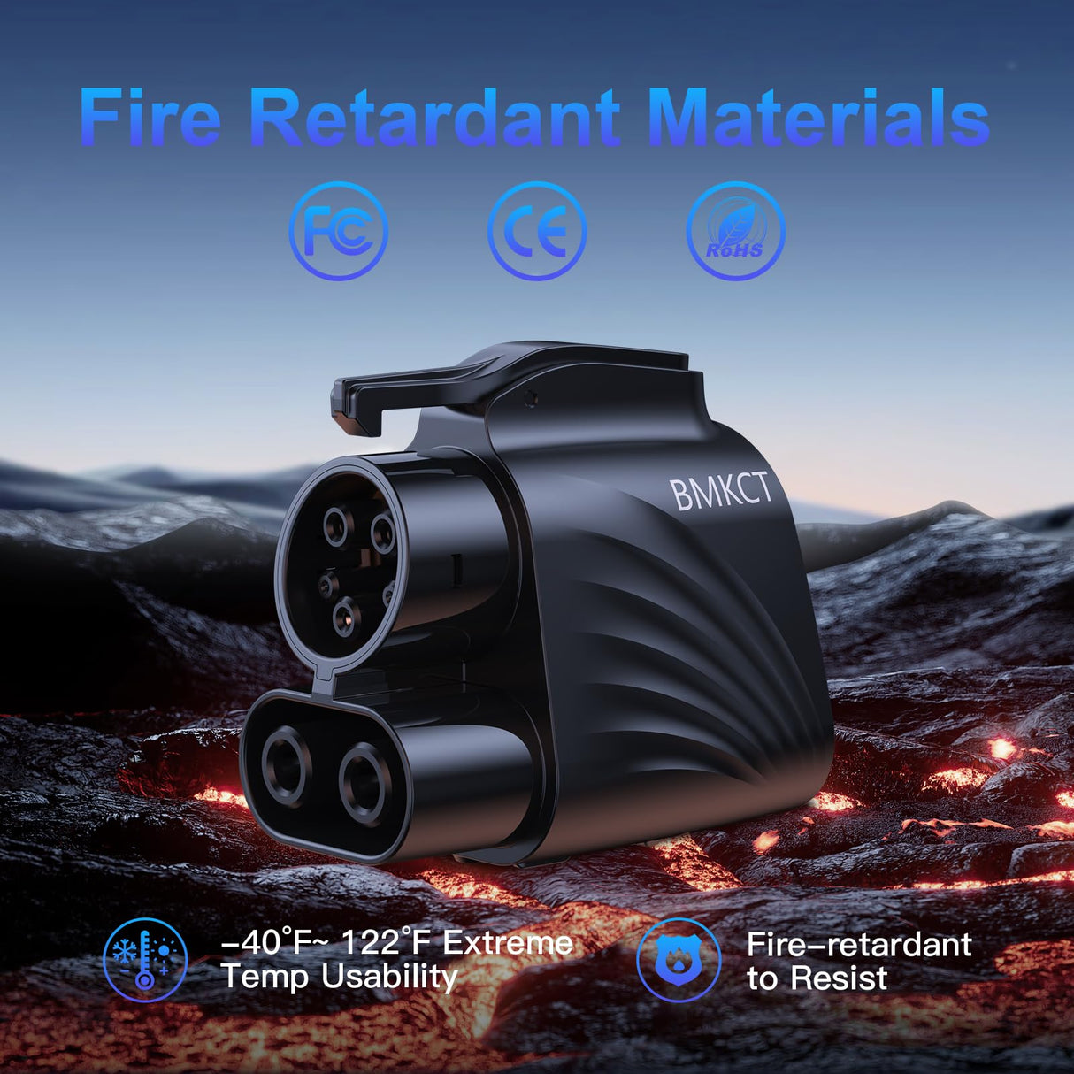 BMKCT NACS to CCS1 Charging Adapter, 2025 Upgraded Max 500A 250KW, Fit for Tesla to CCS Adapter Compatible with Tesla Supercharger V3/V4 Station,Fit for Ford EVs,Fit for Rivian EVs,GM EVs BMKCT