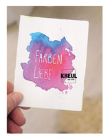 KREUL 18160 Solo Goya fine, Removable Scratch Masking Marker Shape, for Precise and Sharp Middle of Flowing Watercolour Paint, line Width 1-2 mm, Blue KREUL