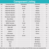 MiOYOOW LED Lamp DIY Kit, Soldering Practice Kit White LED Night Light, Practical Solder Project Kit, DIY Electronics Kit for Beginners, College High School Students and DIYers (18 LED Lights) MiOYOOW