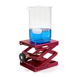 ULAB Scientific Lab Jack, Aluminium Lift Table, Jack Platform 4.8"x5.5" Max. Height up to 9.5", Heavy Duty, ULJ1001 ULAB