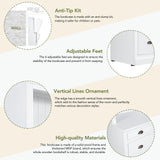 Elegant Holaki Modern Solid Wood Bookcase with 3 Drawers and LED Lighting, 83.4" Tall Multifunctional Storage Solution Holaki