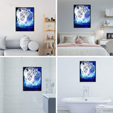 NAIMOER Tiger Diamond Art Kits for Adults, Full Drill 5d Diamond Art Animals Diamond Art Kits Gem Art Painting Rhinestone for Home Wall Art Decor 30x40 cm NAIMOER