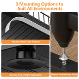 HOMEAILIE Under Sink Organizer, High Adjustable 2 Tier Under Kitchen Sink Organizer, Multi-Purpose Storage Shelf for Kitchen Bathroom Cabinet, Black HOMEAILIE