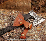 Viking Axe, Crow Hatchet,Throwing Axes,Hand Axe,Gifts for him, Crow Design Handle Wood Working Tool,Viking Gifts for Men,Camping Hatchet,Tomahawk,Bearded Axe WoodArtSupply