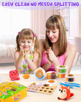 Air Dry Clay Kit 12 Animals, Modeling Clay 12 Boxes for Kids with Sculpting Tools and Tutorials, Model Magic Soft & Odorless, DIY Art Crafts Gifts for Party Favors Classroom Travel Roewioka