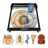 AENBUSLM T1 Laser Engraving Machine,80W Laser Module Built-in Air Pump 10W(10000mW) Output Power,Laser Cutting Engraving Tool Engraving Machine for Wood Metal Aluminum Glass Leather - Class 4 AENBUSLM