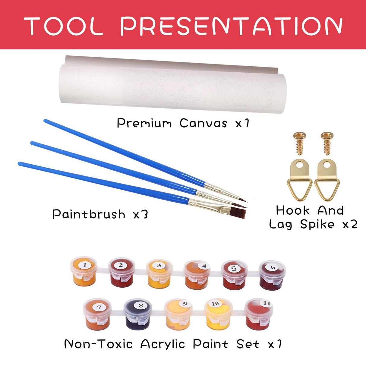 SKRYUIE Paint by Numbers Kit for Adults Beginner Wolf, Acrylic Animals Oil Painting by Numbers Kits with PaintBrushes Paintwork Art Crafts Canvas for Home Decor 16x20 inch c7 SKRYUIE