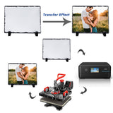 Daomong Sublimation Blank Slate Rock Stone Photo Frame 2 Pieces DIY Heat Transfer Picture Frame with Display Holder Personalized Decoration Photo Frame for Heat Press Machine,7.9 x 11.8 Inch Daomong