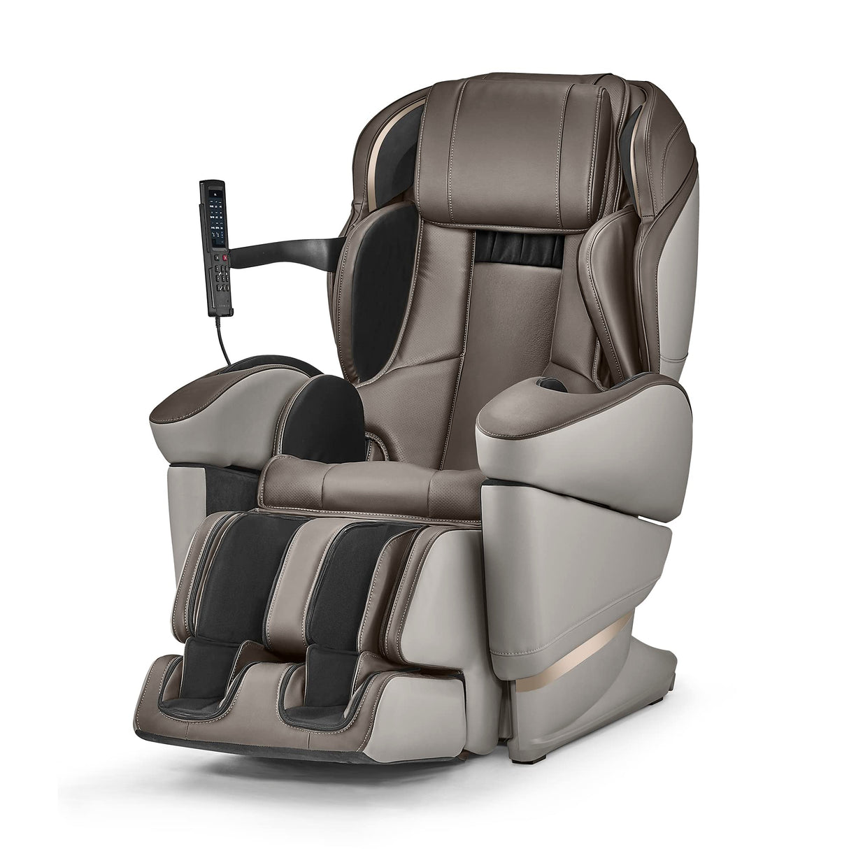 Synca Wellness JP3000-5D Ai Deluxe Zero Gravity Massage Chair | Ai Body Scan | Full Body Stretch | Dual Heat Therapy | 98 Massage Techniques & 38 Auto Courses (Smoke Beige) Synca Wellness