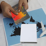 Yeaqee 8 Pcs Sublimation Passport Holder Covers PU Leather Heat Transfer Card Travel Wallet DIY Blank Holder Cover for Passport Business Cards Credit Cards (White) Yeaqee