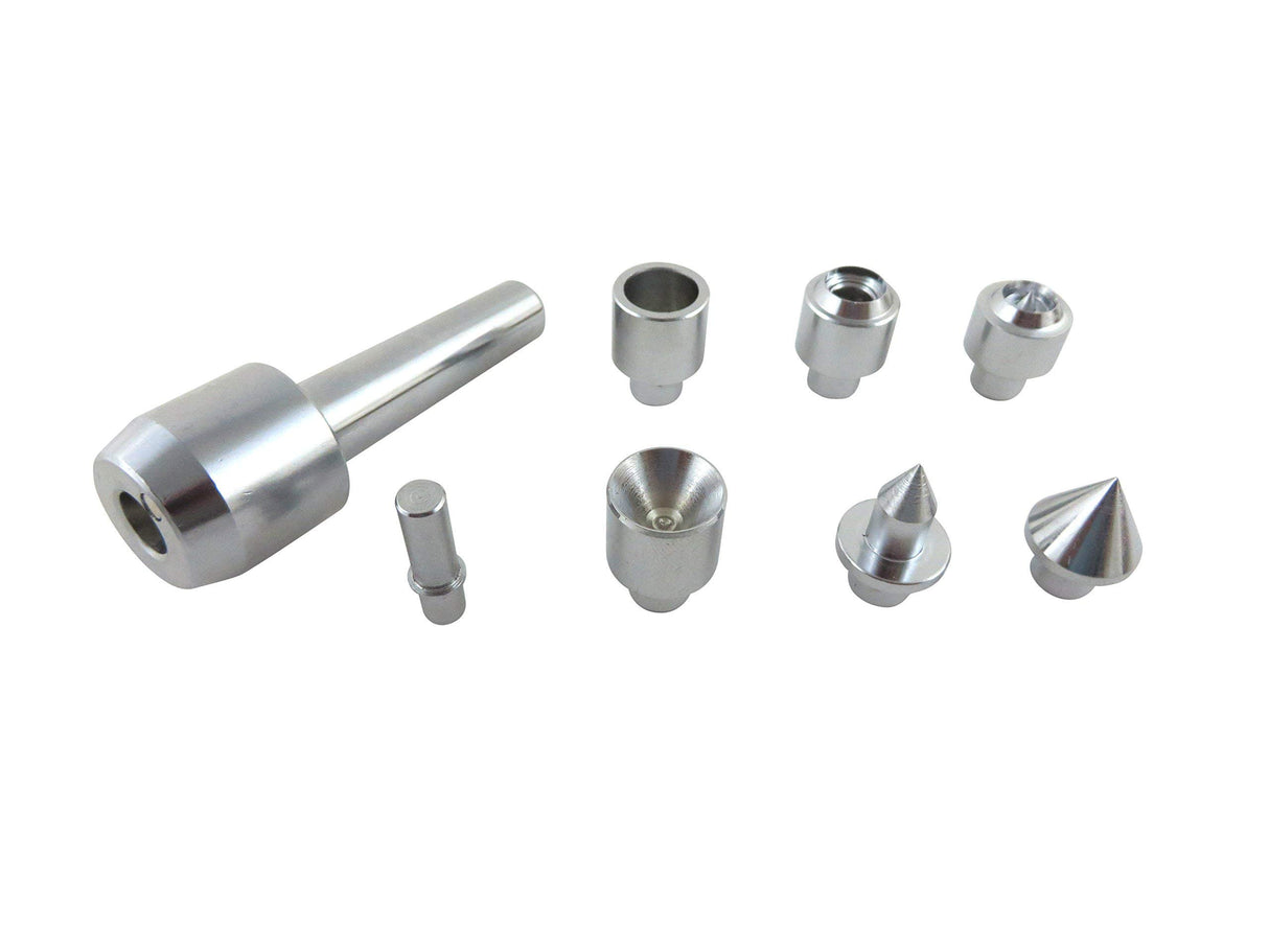 Taytools 468907 8 Piece Set Live Revolving Center MT2 Taper for Woodturning and Wood Lathes Taytools