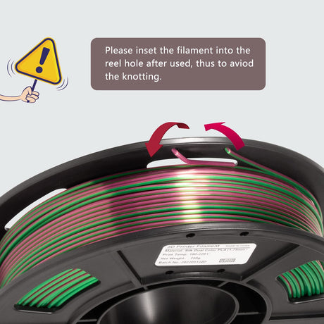iSANMATE 3D Printer Filament, PLA Filament 1.75mm Bundle, Dual Color Filament Silk PLA, Dimensional Accuracy +/- 0.03 mm, 250g x 4 Pack(Gold+Red,Red+Green, Blue+Silver, Bronze+Silver) iSANMATE