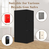 Gun Safe Cover Waterproof Heavy Duty 600D Oxford Gun Cabinet Cover, Dustproof Protective Cover for Large Rifle Safe, Indoor Outdoor Waterproof Gun Safe Protective cover (31''L x 26''W x 60''H) Lametta
