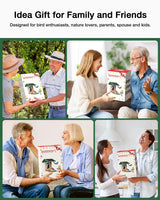 HARYMOR Bird Feeder with Camera Supports AI Identify Bird Species, 2K Live Video, Bird Arrival Alert, Solar Powered, Bird House Camera Wireless Outdoor with Mini Hummingbird Feeder for Watching Birds HARYMOR