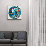 Wooden Puzzle for Adults-Wooden Puzzle Unique Shape Advanced 3D Seabed Wooden Jigsaw Puzzle for Adults and Kids,Best Gift,Wood Puzzles,Challenge Wooden Jigsaw Puzzle (S-8.5 * 8.3in-100pcs) Welsky