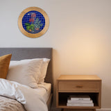 3 Sets Embroidery Display Frame with Bamboo Hoops, 6 Inch Round Wall Mounted Embroidery Hoop Frame for Finished Cross Stitch, Needlework, DIY Art Craft Sewing Decoration JoyHuaTrade