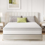 Novilla Queen Size Mattress 10 Inch, Hybrid Mattress Queen Size with Comfy Support, Bed Mattresses in a Box with Individual Pocket Springs for Motion Isolation & Pressure Relief, Certipur-Us Certified Novilla