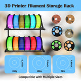 3D Printer Filament Storage Rack - Filament Spool Heavy Duty Wall Bracket Filament Storage Shelves for 3D Printer Rolling Filaments ABS/PLA/TPU/Nylon Accessories Holders （Shelf Only） JAYOBGO