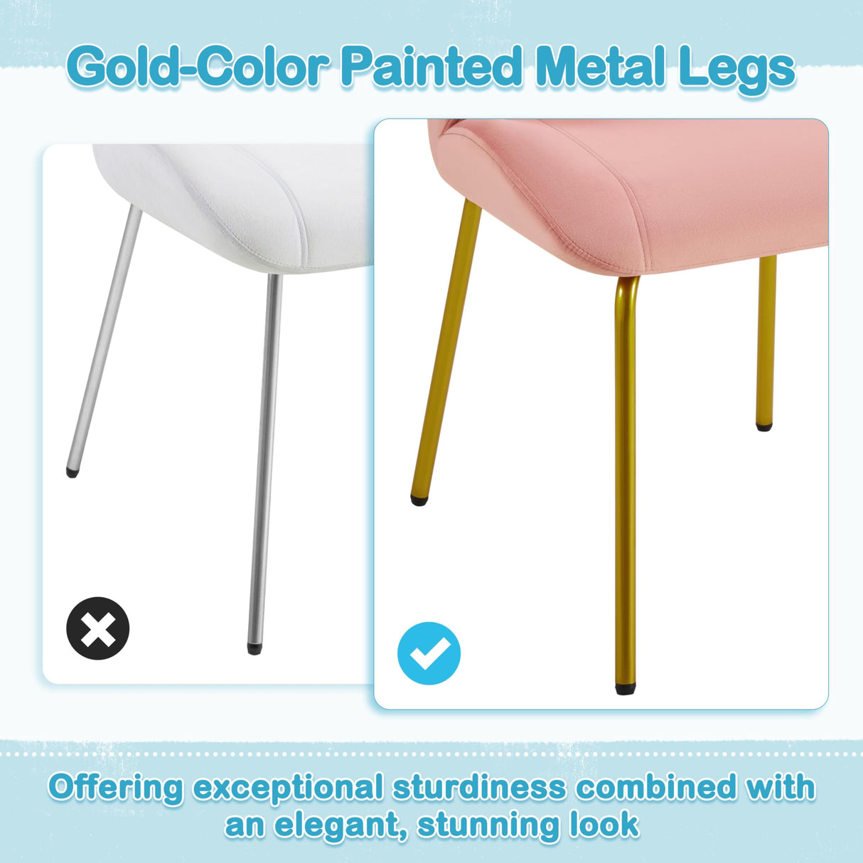 Yaheetech Velvet Accent Chair, Cute Vanity Chair with Shell-Shaped Backrest, Modern Armchair Side Chair with Golden Legs for Living Room/Bedroom/Home Office/Makeup, Pink Yaheetech