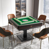 KIMOHOME Automatic Mahjong Table Foldable 44mm Tiles with Wheel with 2 Sets of Numbered Tiles (Blue & Green) Suitable for 152 Tiles Chinese, Filipino and American Style Mah Jong KIMOHOME
